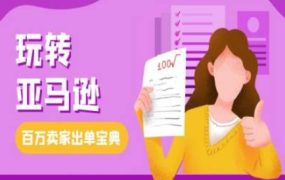 教你玩转亚马逊，跨境电商亚马逊教程，百万卖家出单宝典